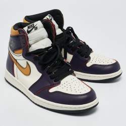 Jordan Multicolor Leather 1 Retro High Defiant SB  Sneakers Size 40.5 