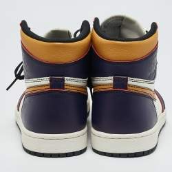 Jordan Multicolor Leather 1 Retro High Defiant SB  Sneakers Size 40.5 