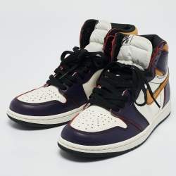 Jordan Multicolor Leather 1 Retro High Defiant SB  Sneakers Size 40.5 