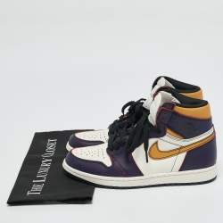 Jordan Multicolor Leather 1 Retro High Defiant SB  Sneakers Size 40.5 