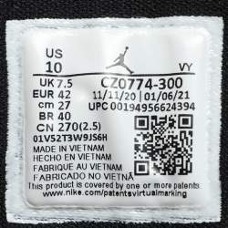 Pre Owned Air Jordans Green Leather Air Jordan 1 Mid Dutch Green High Top Sneakers Size 42