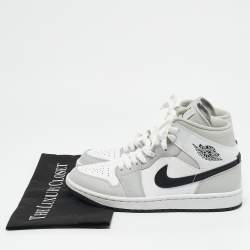 Air Jordans Multicolor Leather Air Jordan 1 Mid Top Sneakers Size 38