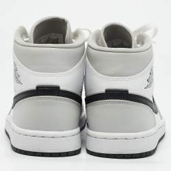Air Jordans Multicolor Leather Air Jordan 1 Mid Top Sneakers Size 38