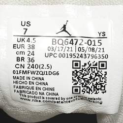 Air Jordans Multicolor Leather Air Jordan 1 Mid Top Sneakers Size 38