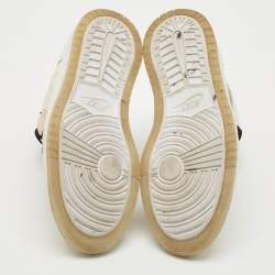 Pre Owned Air Jordans Multicolor Leather Jordan 1 High Zoom Air CMFT Easter Sneakers Size 38.5