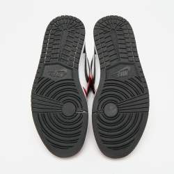 Pre Owned Air Jordans Multicolor Leather Jordan 1 Retro High Chicago Sneakers Size 40.5