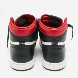 Pre Owned Air Jordans Multicolor Leather Jordan 1 Retro High Chicago Sneakers Size 40.5