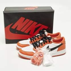 مملوكة مسبقًا Air Jordans Jordan 1 OG Starfish Size 44.5 Multicolor Leather Low Top Sneakers