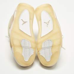 Pre Owned حذاء رياضي أير جوردان 4 ريترو شمير جلد دورابوك بيج مقاس 38