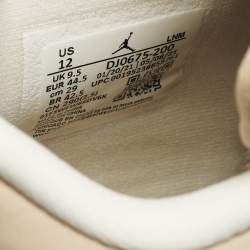 Pre Owned حذاء رياضي أير جوردان 4 ريترو شمير جلد دورابوك بيج مقاس 38