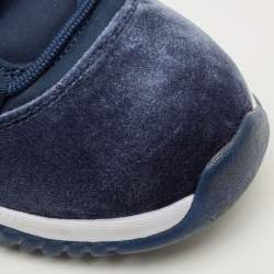 مملوكة مسبقًا Air Jordans Jordan 11 Retro Midnight Navy Size 40 Navy Blue Velvet High Top Sneakers