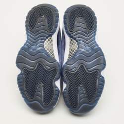 مملوكة مسبقًا Air Jordans Jordan 11 Retro Midnight Navy Size 40 Navy Blue Velvet High Top Sneakers