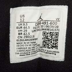 مملوكة مسبقًا Air Jordans Jordan 1 Dark Beetroot Size 44.5 Burgundy/Black Leather and Satin Low Top Sneakers