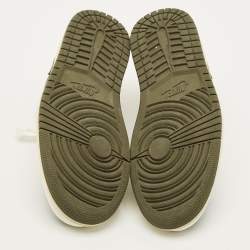 Pre Owned Air Jordans Jordan 1 OG SP Size 38 Multicolor Leather and Nubuck Leather Lace Up Sneakers