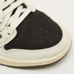 Pre Owned Air Jordans Jordan 1 OG SP Size 38 Multicolor Leather and Nubuck Leather Lace Up Sneakers