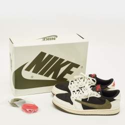 Pre Owned Air Jordans Jordan 1 OG SP Size 38 Multicolor Leather and Nubuck Leather Lace Up Sneakers