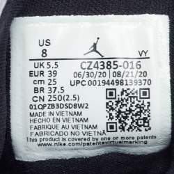 Pre Owned Air Jordans Air Jordan 1 Size 39 Tricolor Leather Mid SE Dark Beetroot High Top Sneakers