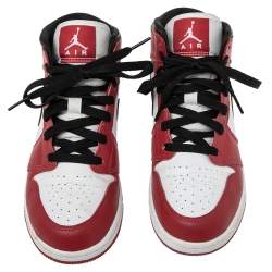 Pre Owned Air Jordan 1  Multicolor Leather Camo Sneakers Size 37.5