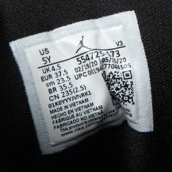 Pre Owned Air Jordan 1  Multicolor Leather Camo Sneakers Size 37.5