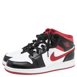 Pre Owned Air Jordan 1  Multicolor Leather Camo Sneakers Size 40