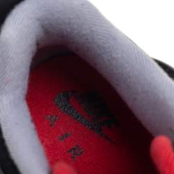 Pre Owned Air Jordan Black Nubuck Leather 4 Retro Sneaker Size 36.5