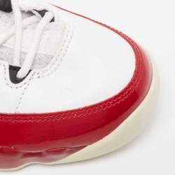 Pre Owned Air Jordan 9 Gym Red/White Patent and Leather Retro Mid-Top Sneakers Size 38.5