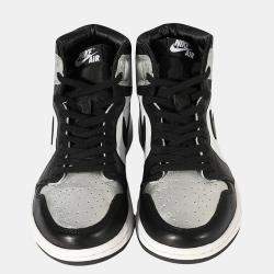 Pre Owned Air Jordan Wmns Silver Toe 1 Retro High OG Sneaker US 8.5 EU 40