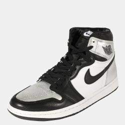 Pre Owned Air Jordan Wmns Silver Toe 1 Retro High OG Sneaker US 8.5 EU 40