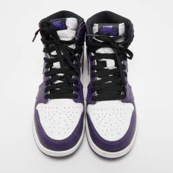 Air Jordans Tricolor Leather Air Jordan1 High Top Sneakers Size 40