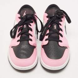 Pre Owned Air Jordans Multicolor Leather Low Light Jordan 1Sneakers Size 38.5