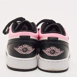 Pre Owned Air Jordans Multicolor Leather Low Light Jordan 1Sneakers Size 38.5