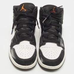Air Jordans Multicolor Leather Air Jordan 1 High Top Sneakers Size 38