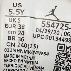 Air Jordans Multicolor Leather Air Jordan 1 High Top Sneakers Size 38