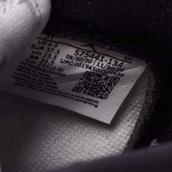 Pre Owned Air Jordans Blue/White Leather and Nubuck Air Jordan 1 High Top Sneakers Size 37.5