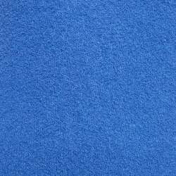 Pre Owned فستان ماكسي أكنفاس تريكو أزرق بدون أكمام مشرشر متوسط