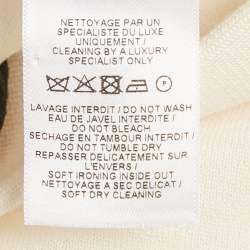 Alaia Off-White Superfine Wool Knit Maxi Skirt M