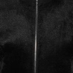 Pre Owned Alaia Black Wool Zip Front Long Sleeve Jacket M