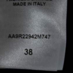 Pre Owned Alaia Black Jersey Waist Detail Midi Dress M