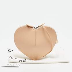 Pre Owned Alaïa Beige Leather Le Coeur Shoulder Bag