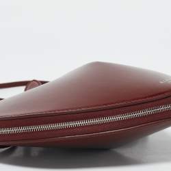 Pre Owned Alaia Red Leather Le Coeur Shoulder Bag