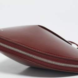 Pre Owned Alaia Red Leather Le Coeur Shoulder Bag