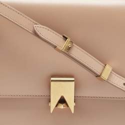 Pre Owned Alaia Beige Leather Large Le Papa Shoulder Bag