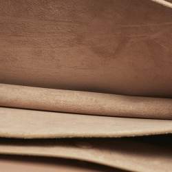 Pre Owned Alaia Beige Leather Large Le Papa Shoulder Bag