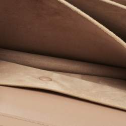 Pre Owned Alaia Beige Leather Large Le Papa Shoulder Bag