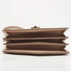 Pre Owned Alaia Beige Leather Large Le Papa Shoulder Bag