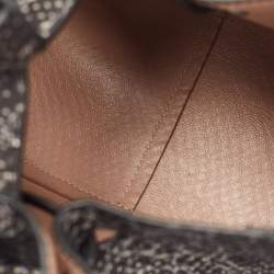 Alaia Black/Silver Small Rose Marie Bucket Bag