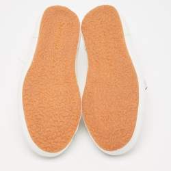 Pre Owned Alaia White Canvas Superga Sneakers Size 40