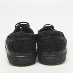 Pre Owned حذاء رياضي علايا شبكة بيضاء وقماش سوبرجا مقاس 42