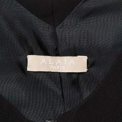 Alaia Black Crepe Sleeveless Jumpsuit M