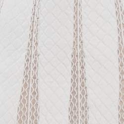 Alaia White Patterned Knit Long Skirt S